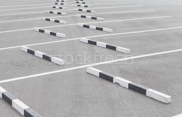 Przestrzeni parking niebo samochodu budynku Zdjęcia stock © pinkblue