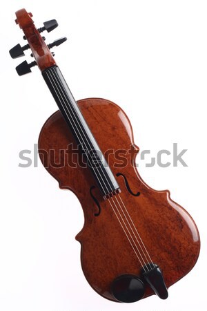 Violino ornamento modelo fundo brinquedo branco Foto stock © pinkblue