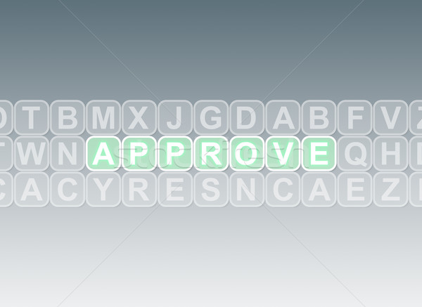 Approve Button Stock photo © pinkblue