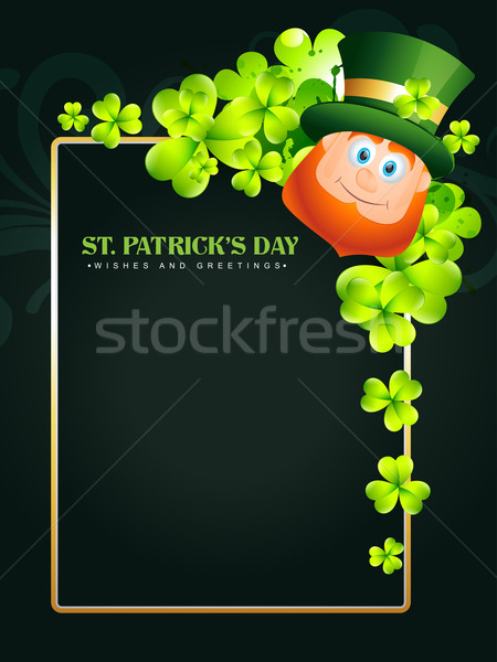 happy leprechaun Stock photo © Pinnacleanimates
