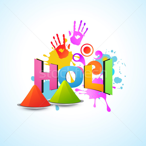 Stock photo: vector holi festival