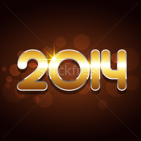 Nouvelle année événement brillant happy new year design heureux [[stock_photo]] © Pinnacleanimates