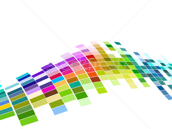 Vetor mosaico padrão colorido projeto abstrato Foto stock © Pinnacleanimates