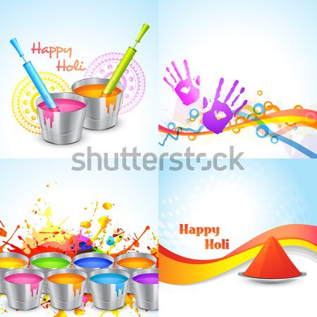 holi festival background Stock photo © Pinnacleanimates