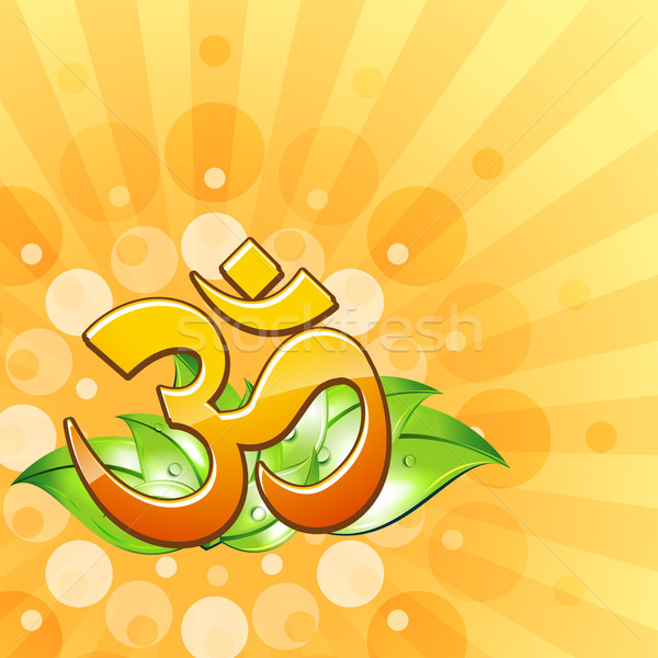 om symbol design Stock photo © Pinnacleanimates