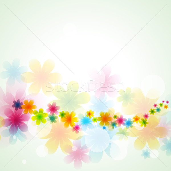 Gyönyörű vektor virág tavasz háttér művészet Stock fotó © Pinnacleanimates