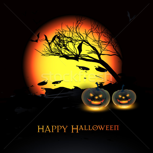 Halloween wektora projektu streszczenie tle sztuki Zdjęcia stock © Pinnacleanimates