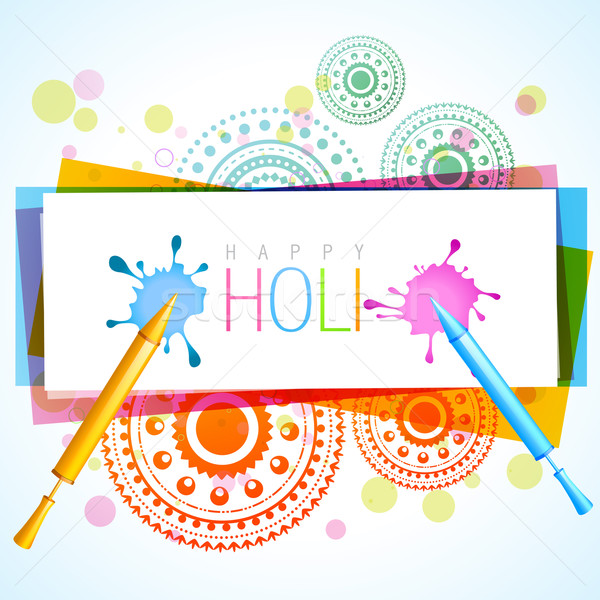 colorful holi splashes Stock photo © Pinnacleanimates