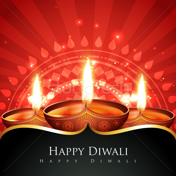 Happy diwali background Stock photo © Pinnacleanimates