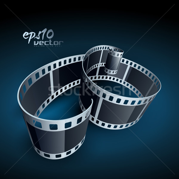vector film reel Stock photo © Pinnacleanimates