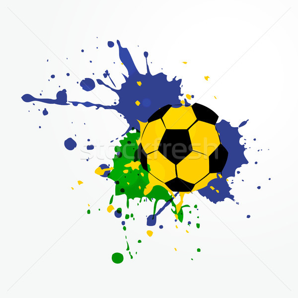 grunge style soccer background Stock photo © Pinnacleanimates