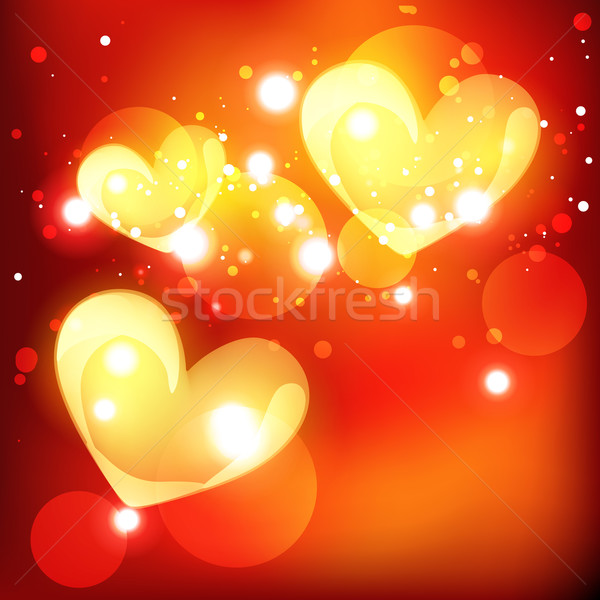 Hart stijlvol Valentijn dag ontwerp liefde Stockfoto © Pinnacleanimates
