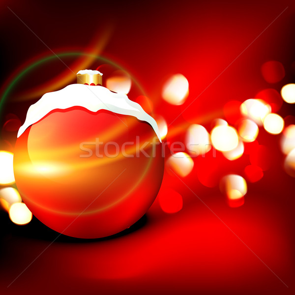 Noël balle design brillant heureux lumière [[stock_photo]] © Pinnacleanimates