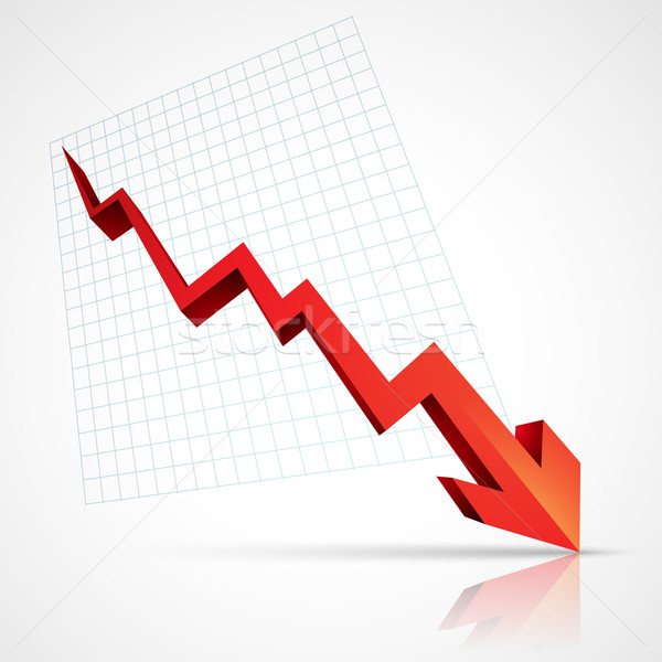 red arrow downwards Stock photo © Pinnacleanimates