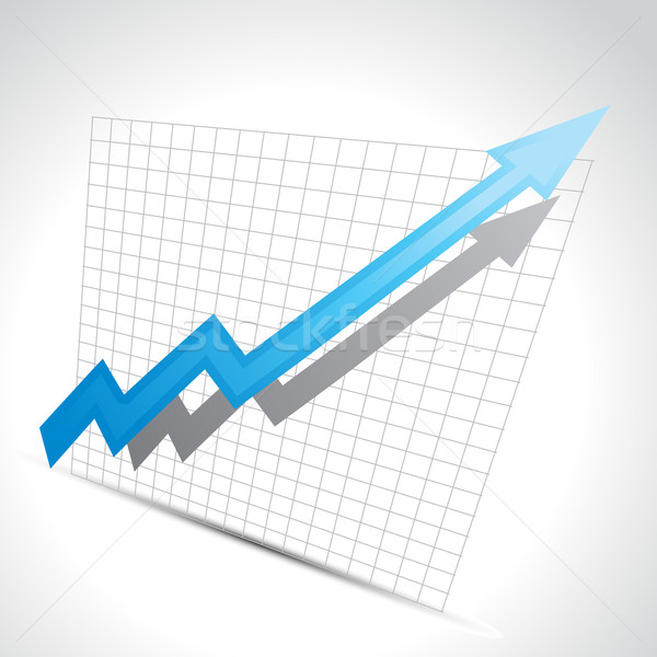 vector business arrow Stock photo © Pinnacleanimates