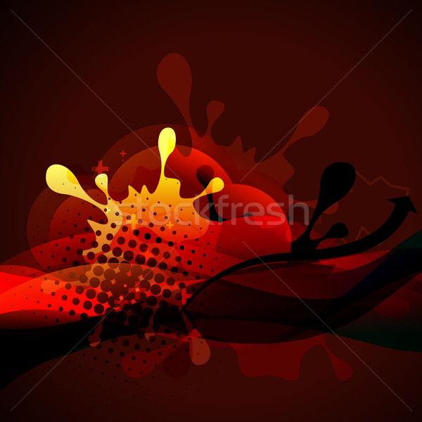 Stock photo: stylish red color vector