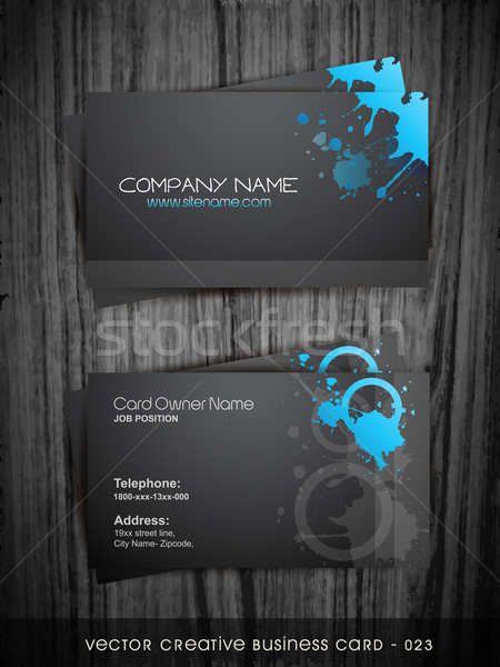 dark business card Stock photo © Pinnacleanimates