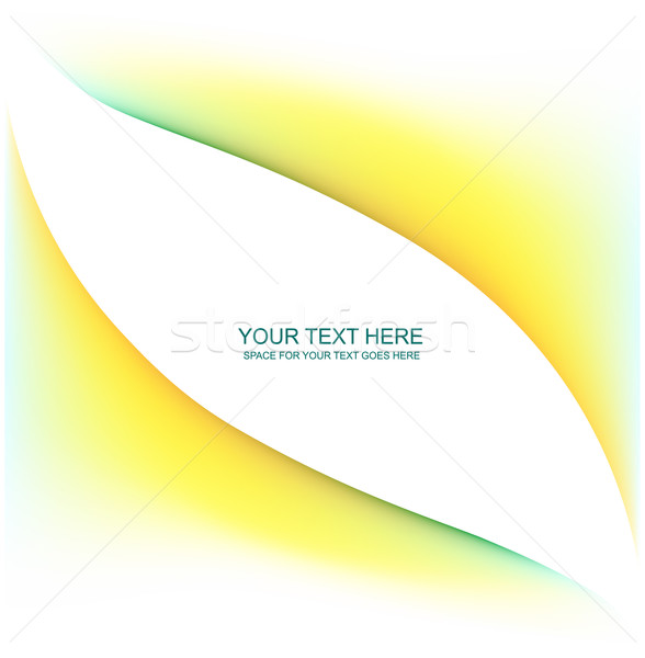 Vetor onda simples projeto abstrato arte Foto stock © Pinnacleanimates