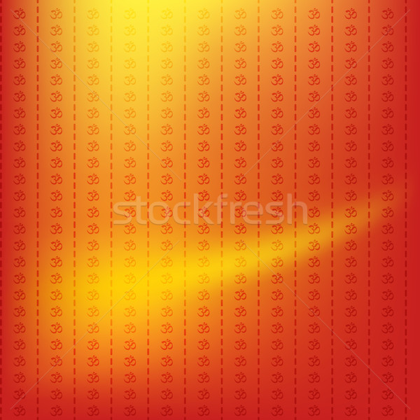 vector om background Stock photo © Pinnacleanimates