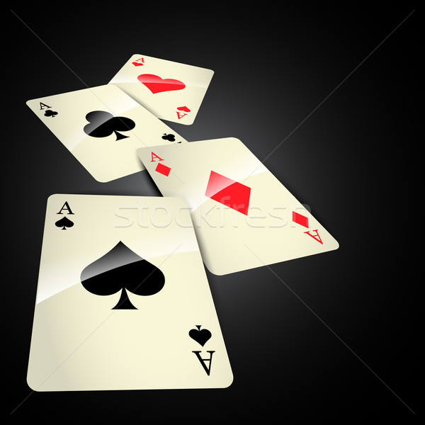 Foto stock: Casino · elegante · vector · tarjetas · diseno · arte