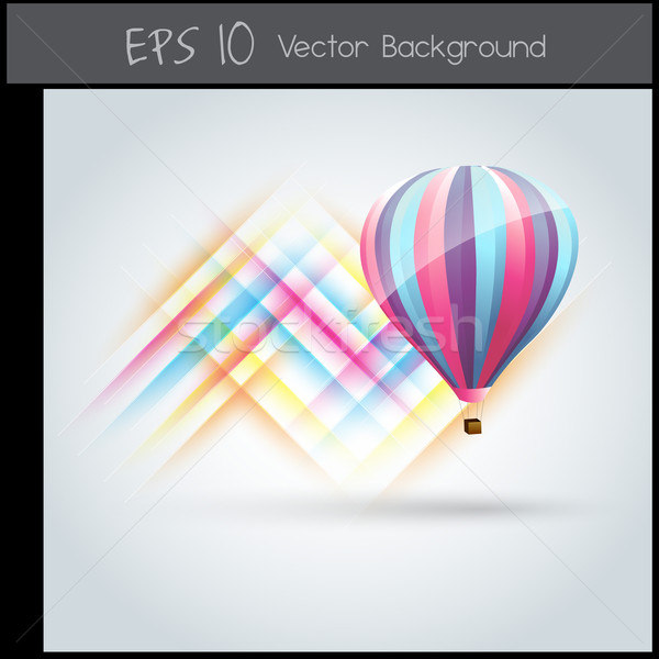 Stock photo: colorful parachute