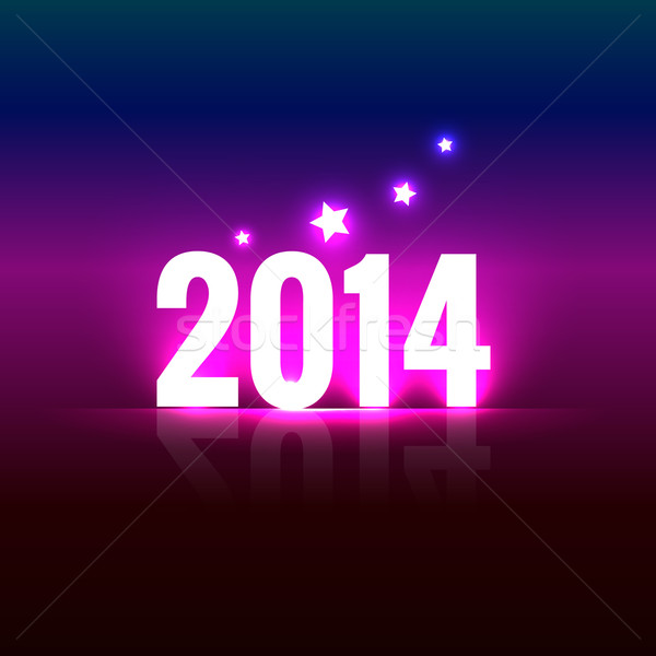 stylish new year greeting Stock photo © Pinnacleanimates