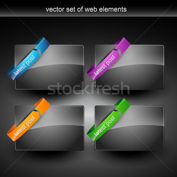 web elements Stock photo © Pinnacleanimates