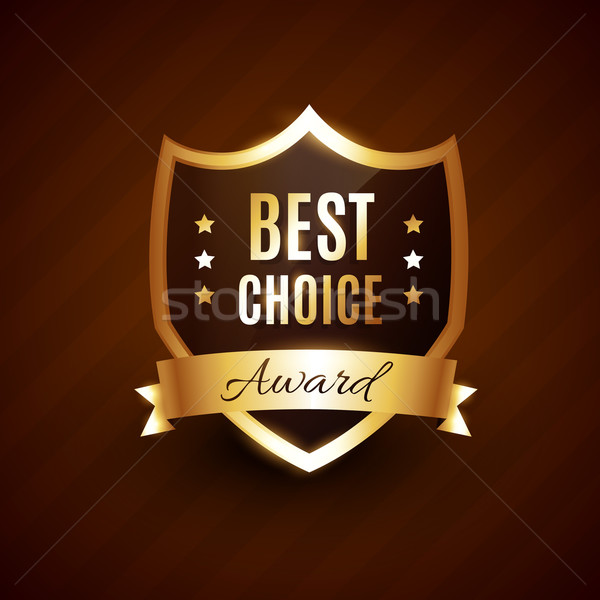 best choice golden award label badge Stock photo © Pinnacleanimates