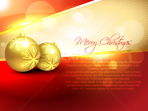 Heiter Weihnachten Illustration Raum glücklich Hintergrund Stock foto © Pinnacleanimates