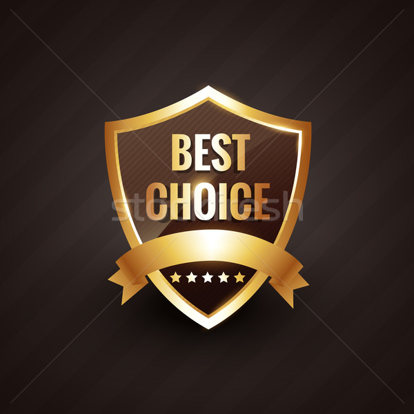 best choice golden label symbol design Stock photo © Pinnacleanimates