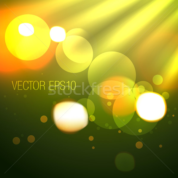 Creativo bokeh luci vettore abstract sfondo Foto d'archivio © Pinnacleanimates