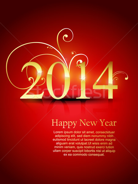 happy new year holiday Stock photo © Pinnacleanimates