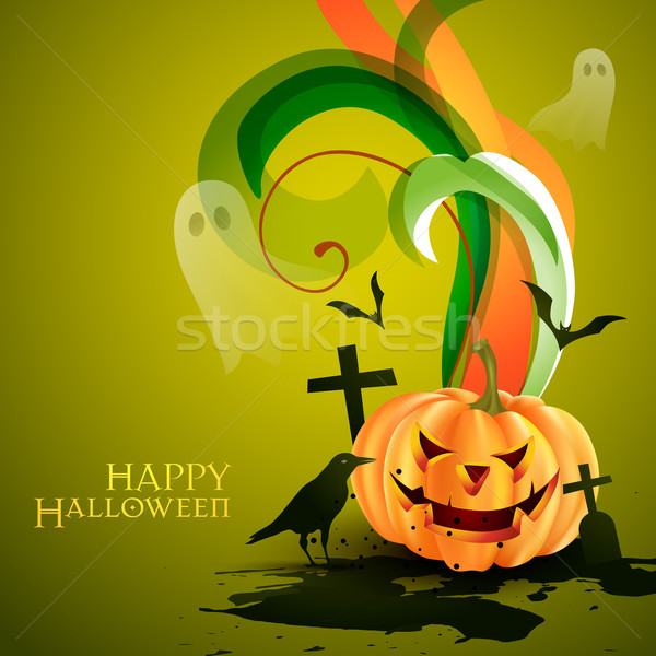 Halloween vettore design albero abstract sfondo Foto d'archivio © Pinnacleanimates