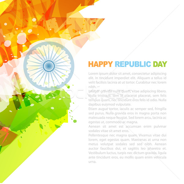 indian flag design Stock photo © Pinnacleanimates
