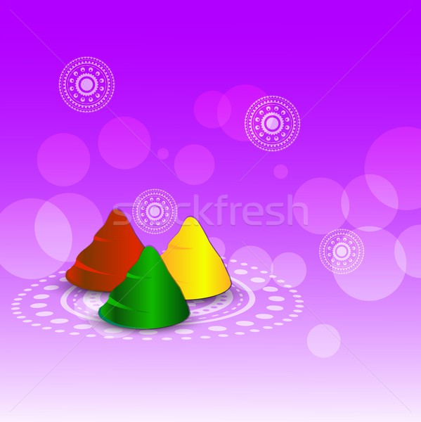 holi festival design Stock photo © Pinnacleanimates