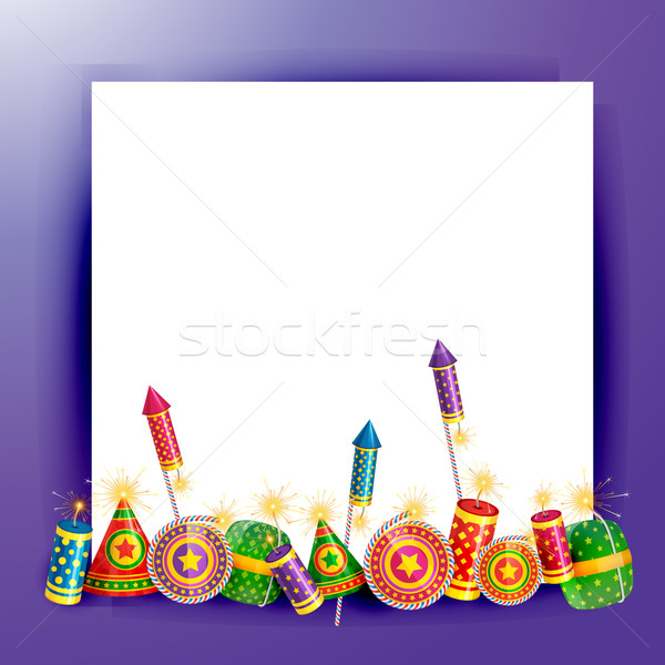 diwali crackers background Stock photo © Pinnacleanimates