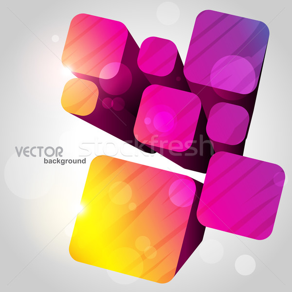 Cub atractiv elegant proiect Imagine de stoc © Pinnacleanimates