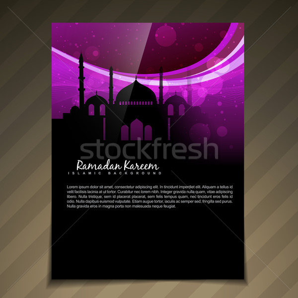 islamic brochure deesign Stock photo © Pinnacleanimates