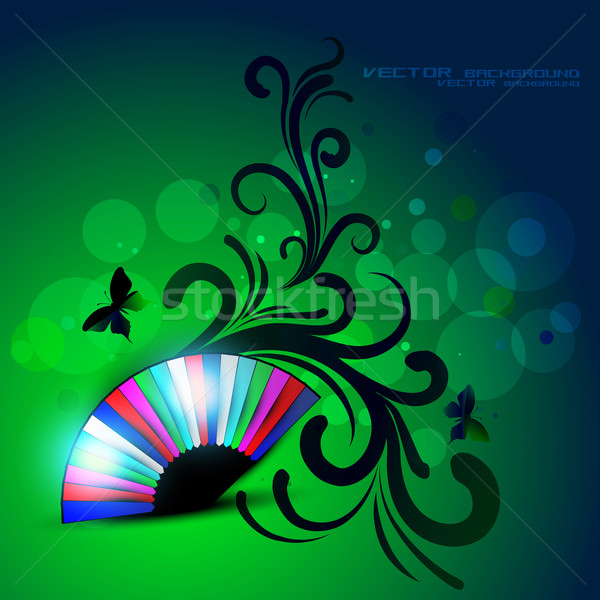 Wektora projektu Motyl streszczenie star kolor Zdjęcia stock © Pinnacleanimates