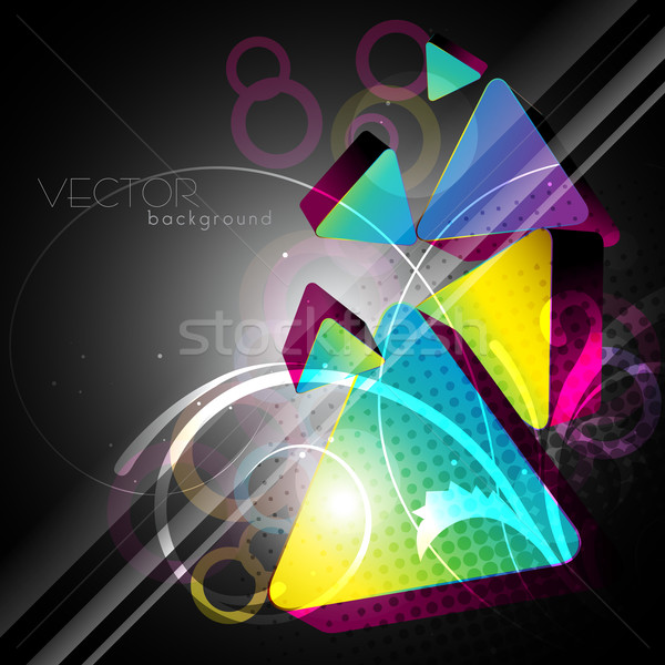 3D vector abstract fundal artă Imagine de stoc © Pinnacleanimates