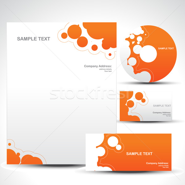 Sjabloon vector stijl kunst illustratie papier Stockfoto © Pinnacleanimates