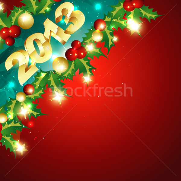 shiny golden new year Stock photo © Pinnacleanimates