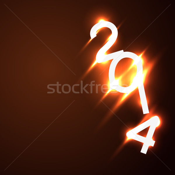 shiny new year design Stock photo © Pinnacleanimates