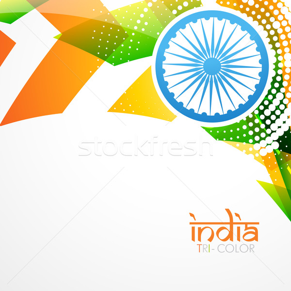 creative indian flag design Stock photo © Pinnacleanimates