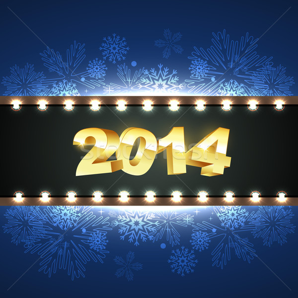 shiny 2014 happy new year Stock photo © Pinnacleanimates