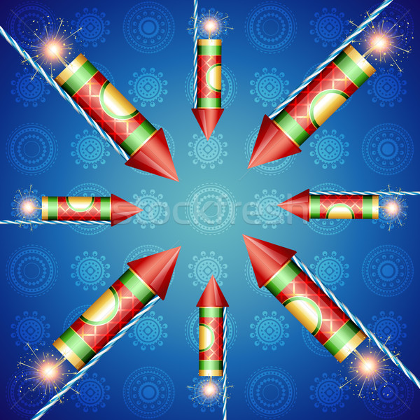 diwali crackers Stock photo © Pinnacleanimates