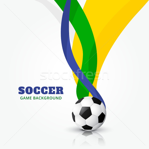 Stock photo: football design