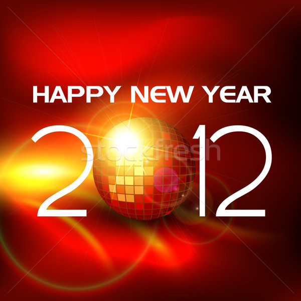 happy new year vector Stock photo © Pinnacleanimates