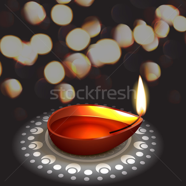 Zdjęcia stock: Diwali · szczęśliwy · świetle · przestrzeni · lampy · tapety