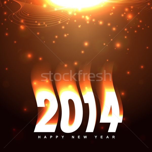 new year greeting Stock photo © Pinnacleanimates